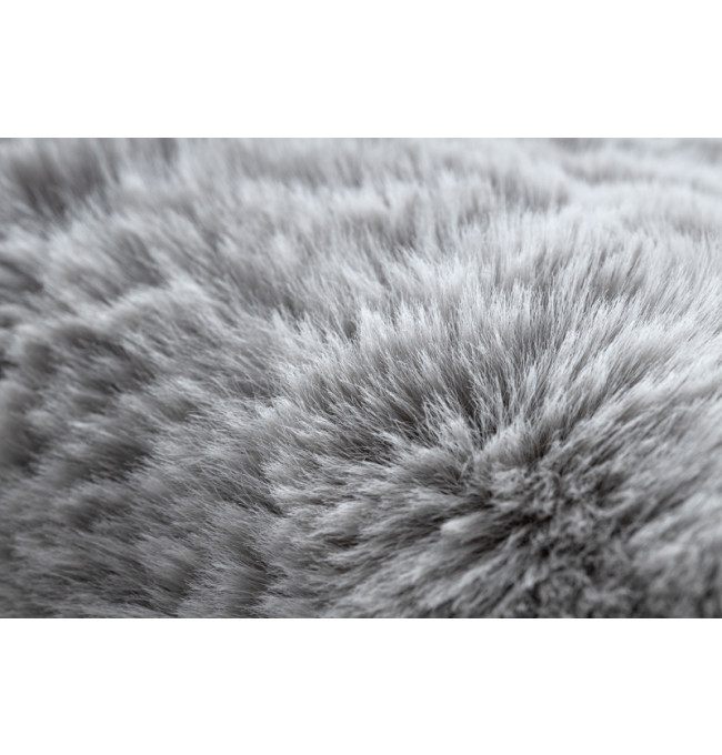 Koberec TEDDY kruh Shaggy sivý protišmykový