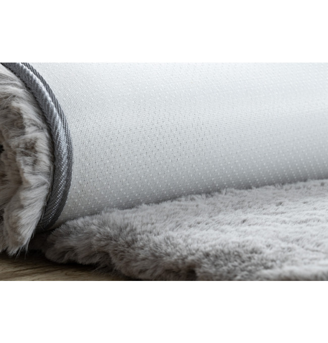 Koberec TEDDY kruh Shaggy sivý protišmykový