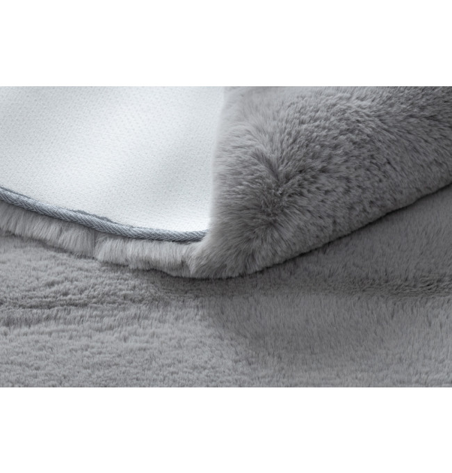 Koberec TEDDY Shaggy sivý protišmykový