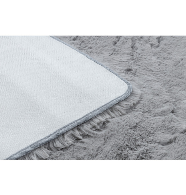 Koberec TEDDY Shaggy sivý protišmykový