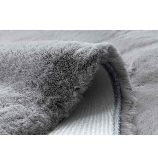 Koberec TEDDY Shaggy sivý protišmykový