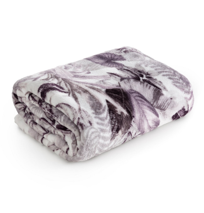 Deka DAVOS 2 fialová / sivá