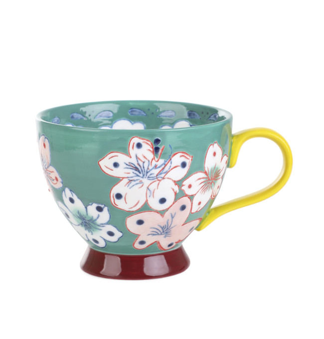 Šálka SALVA tyrkysová 886596 400 ml