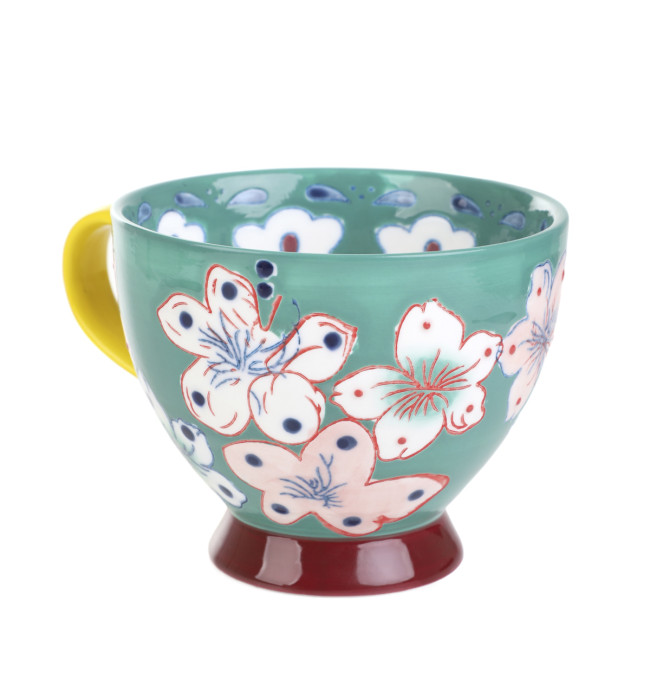 Šálka SALVA tyrkysová 886596 400 ml