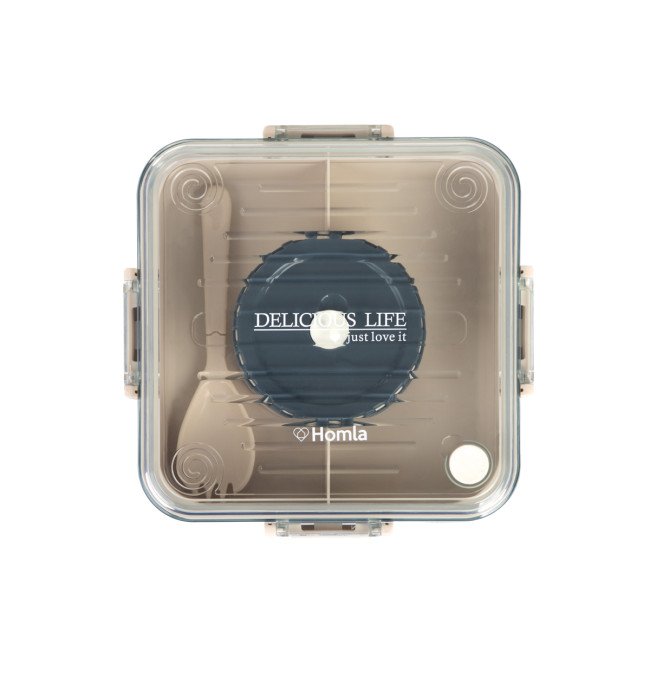 Obedový box POPPIE modrý 896045