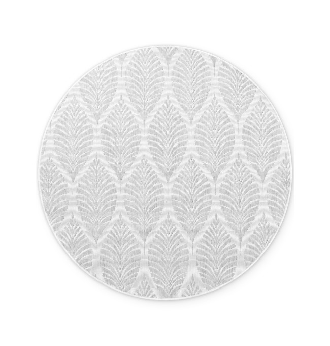 Obojstranný koberec Hanse Home Duet Liora biely / sivý kruh