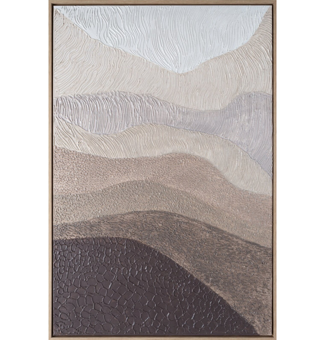 Obraz v ráme 678A hnedý / béžový