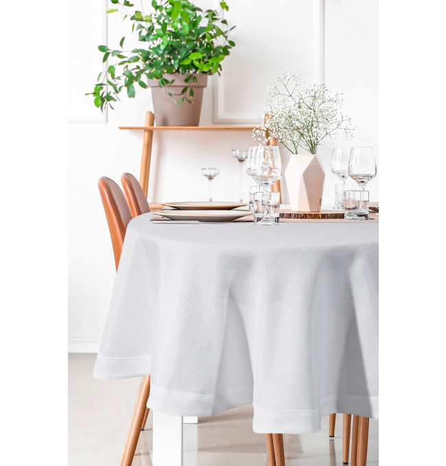 Obrus BIANCA 2 biely kruh