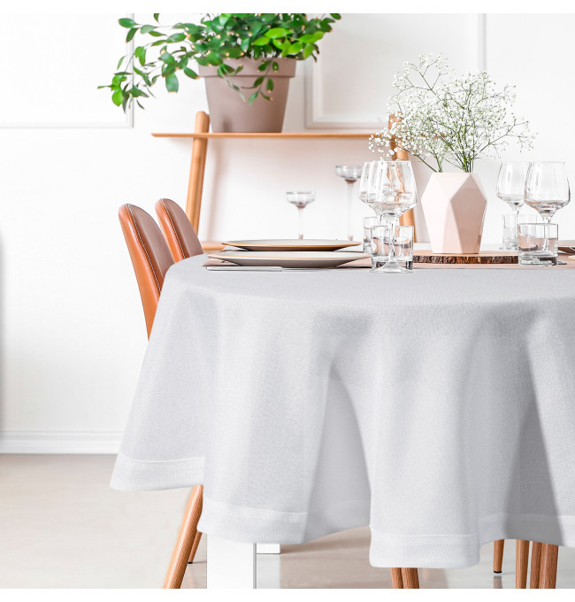 Obrus BIANCA 2 biely kruh