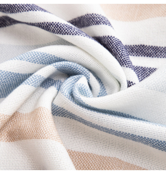 Deka TERRAS biela s pruhmi 241483