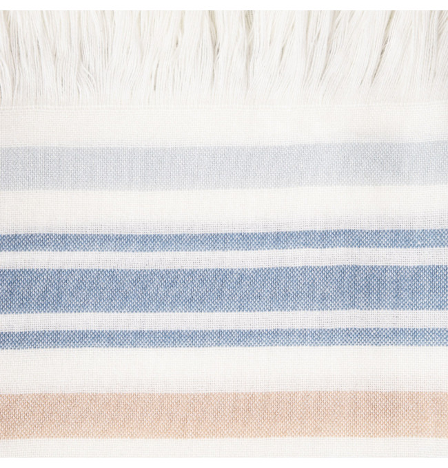 Deka TERRAS biela s pruhmi 241483