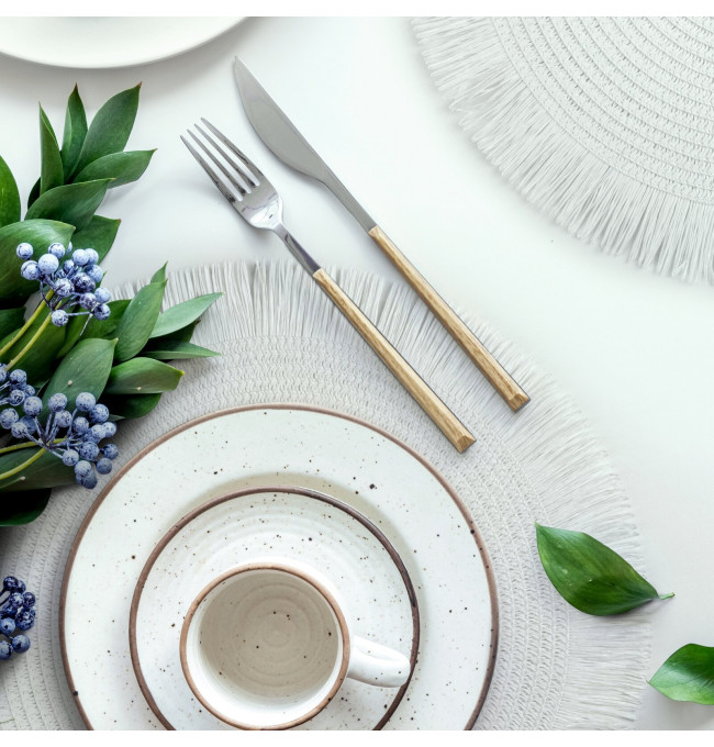 Podložka pod tanier BOHO 1 sivá