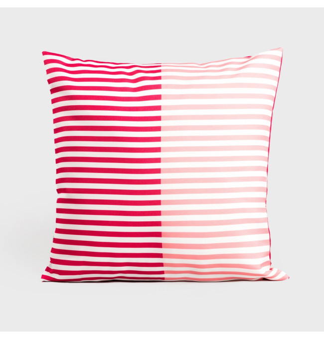 Štvorcový vankúš COLOUR BLOCKS ružový 745782