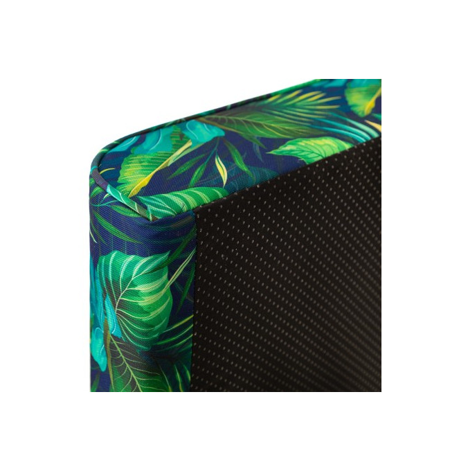 Vankúš na ratanovú stoličku NEL R3 modré lístie