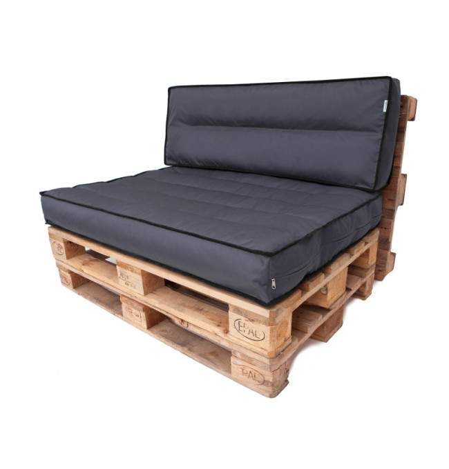 Vankúše na palety TOMEK 1+1 grafitové