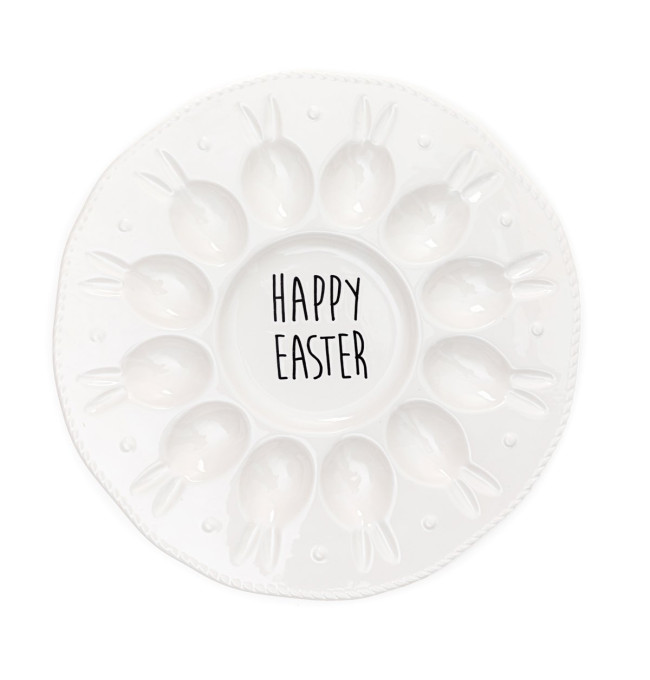 Tanier na vajíčka BALSH biely s nápisom 845210