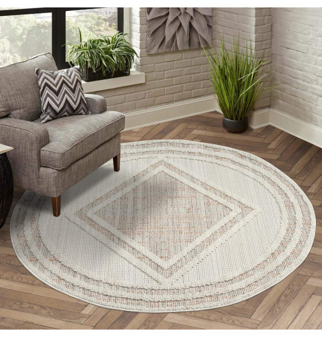 Koberec Lindo 8853 terra kruh