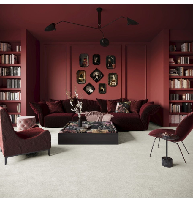 Metrážny koberec SCENERY biely