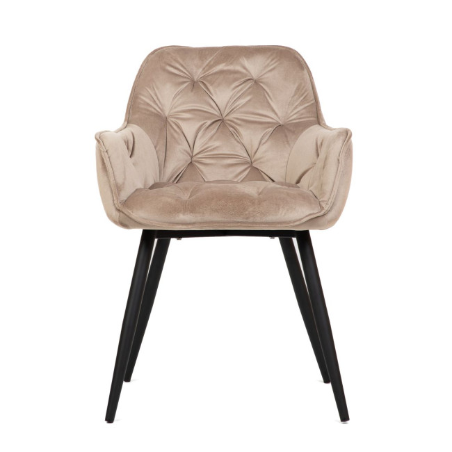 Jedálenská stolička CHERRY zamatová béžová ALL 845005 Jedálenská stolička CHERRY zamatová béžová ALL 845005