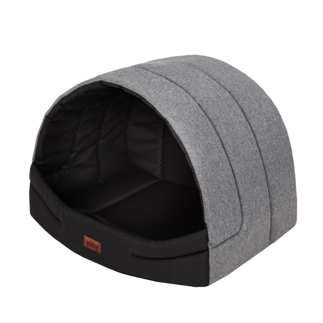 Búda pre psa SUFLERA R2 tmavosivá ekolen