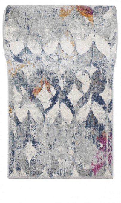 Behúň LAZUR A021A sivý / biely