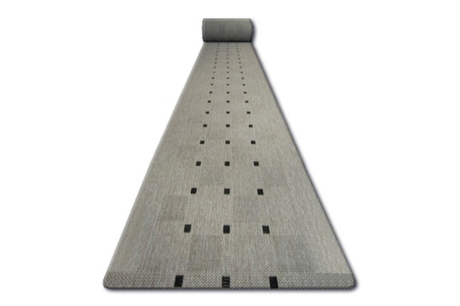 Behúň FLOORLUX SIZAL 20079 strieborno/čierny