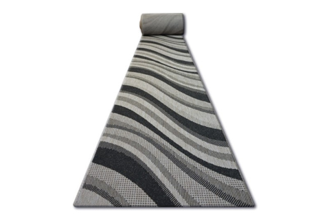 Behúň FLOORLUX SIZAL 20353 strieborno/čierny