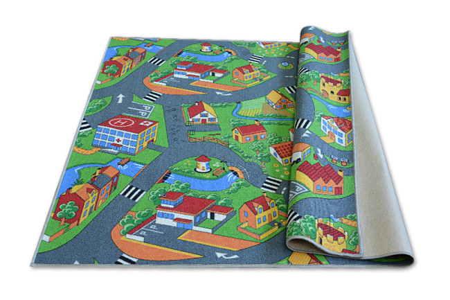 Koberec LITTLE VILLAGE viacfarebný