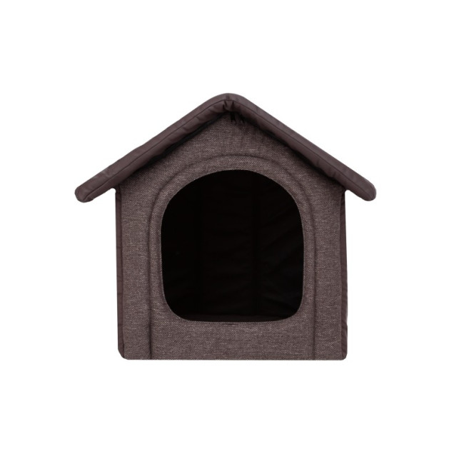 Búda pre psa INARI R1 ekokoža, hnedá