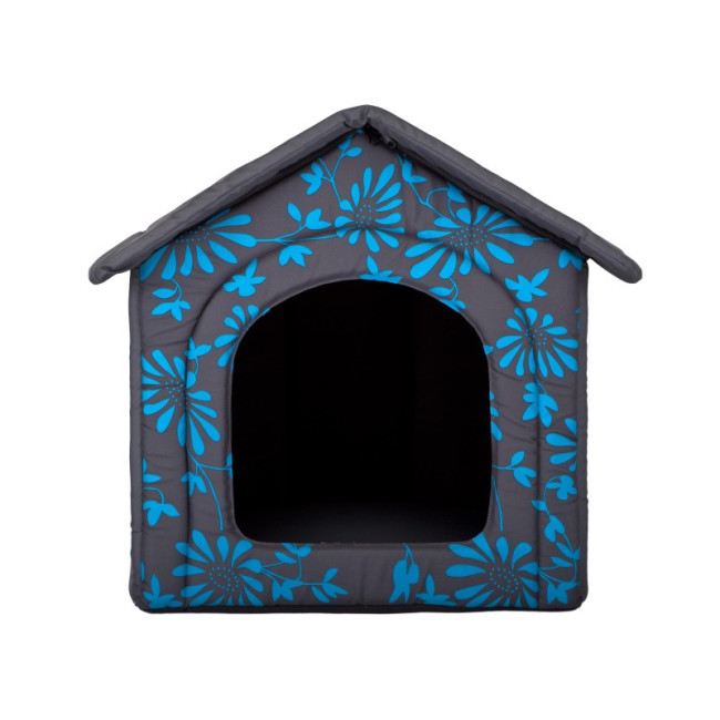 Búda pre psa R3 kvety, modrá