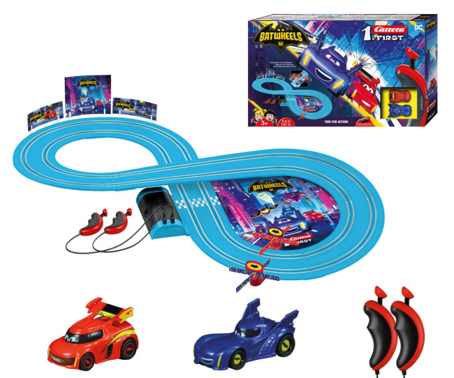 Pretekárska dráha Carrera First 20063047 Batwheels 2,4 m