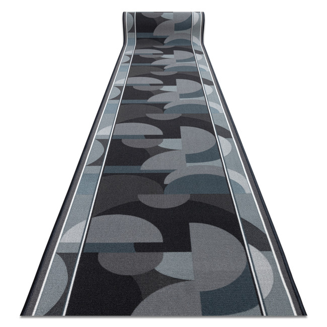 Protišmykový behúň MALIS geometrický, sivý