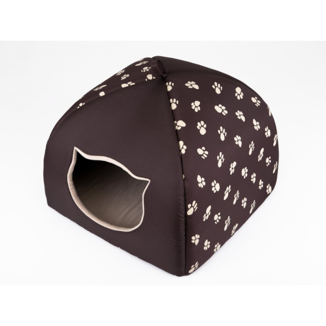 Domček pre mačku IGLOO R2 labky, hnedý Domček pre mačku IGLOO R2 labky, hnedý