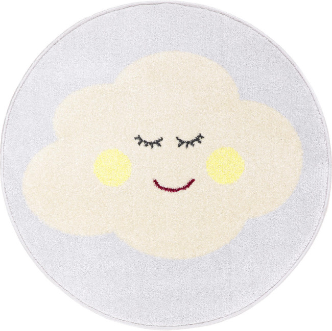 Koberec Agnella Funky Top Clo sivý kruh