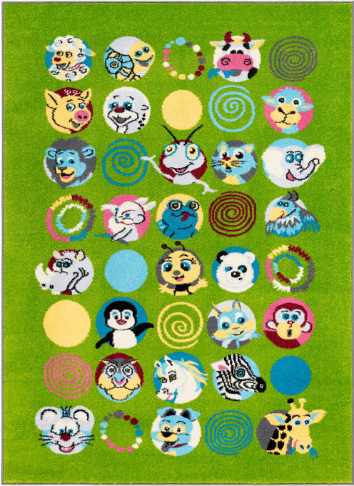 Koberec Agnella Funky Top Sus zelený