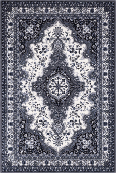 Koberec Agnella Isfahan Almas sivý