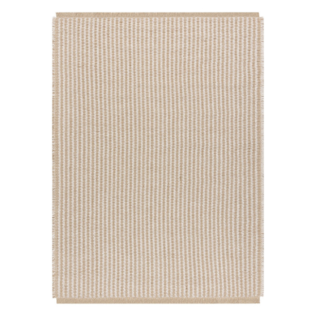 Koberec JUTE 3650 so strapcami krémový / béžový