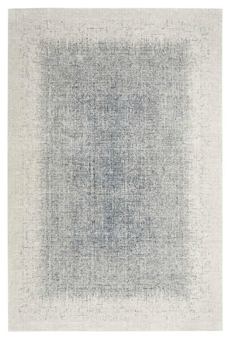 Koberec DKNY Grand Street ivory / modrý