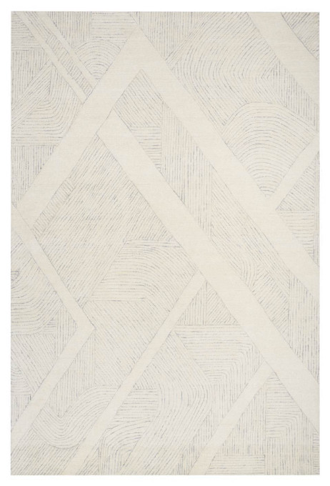 Koberec DKNY PURE PATTERNS ivory / sivý