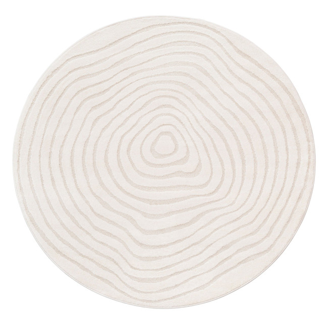 Koberec ELIO krémový kruh