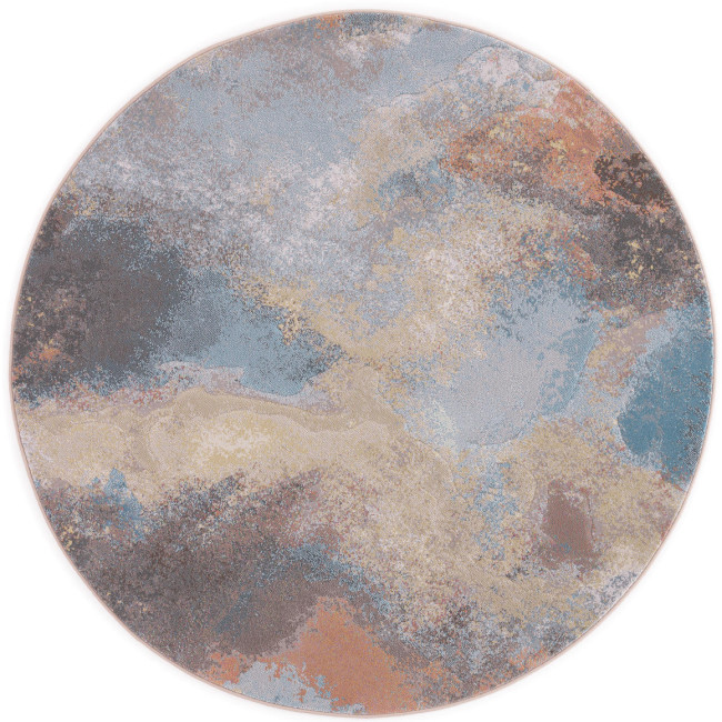 Koberec RAGOLLE Argentum 63934 7270 kruh