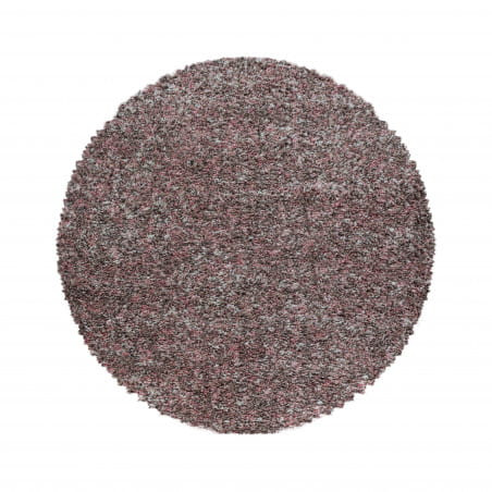 Koberec Enjoy ružový / viacfarebný kruh