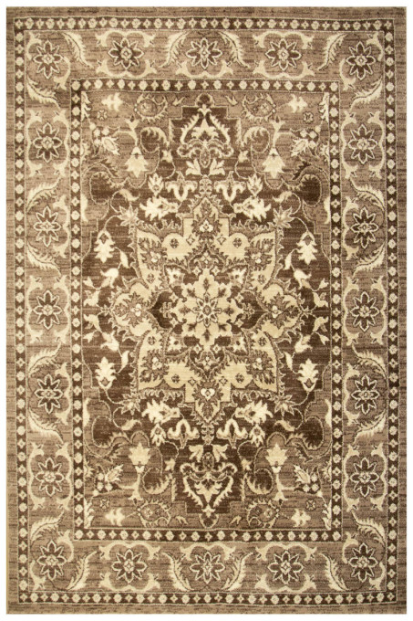Koberec Victoria 8677A Ornament hnedý / krémový