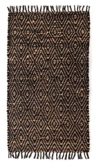 Koberec dekoračný JUTE čierny