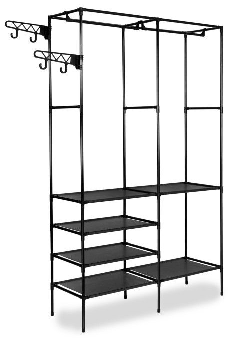 Šatníková skriňa AMELIA čierna