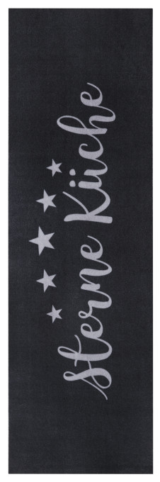 Koberec / Behúň Hanse Home Cook & Clean Five Stars Kitchen čierny / sivý