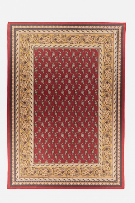 Koberec CRYSTAL PRINT červený / zlatý