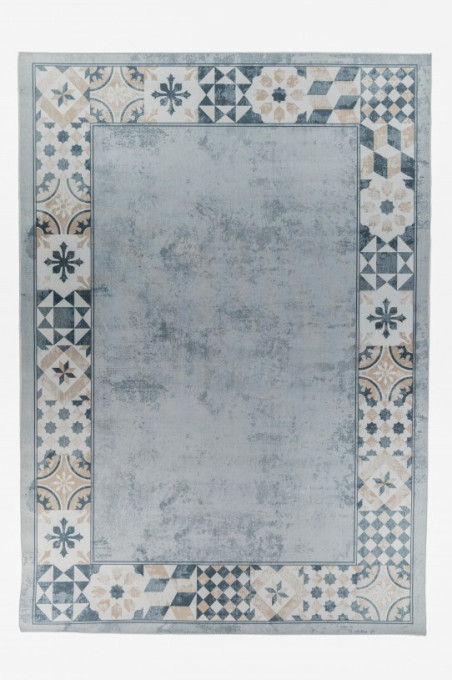 Koberec CRYSTAL PRINT sivý / béžový