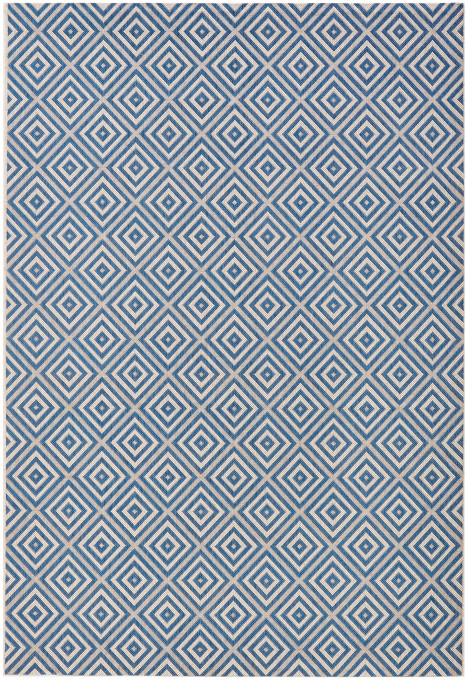 Koberec Hanse Home Meadow Karo modrý