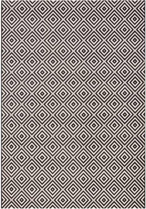 Koberec Hanse Home Meadow Karo čierny